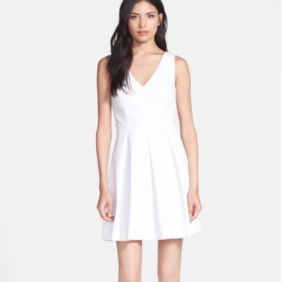 Joie “Bessina” Pleated Fit and Flare Dress - Picture 1 of 3
